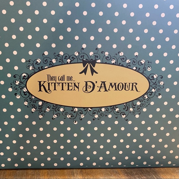 Kitten D’Amore Sexy Siren Veronique dark red Heels 6.5 - Picture 5 of 9